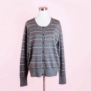 G.H. Bass Co. Cashmere Blend Sparkle Cardigan